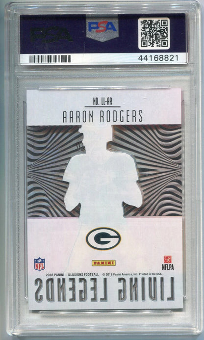 Aaron Rodgers 2018 Panini Illusions Living