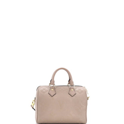 Louis Vuitton Speedy Bandouliere Bag Monogram Empreinte Giant 25
