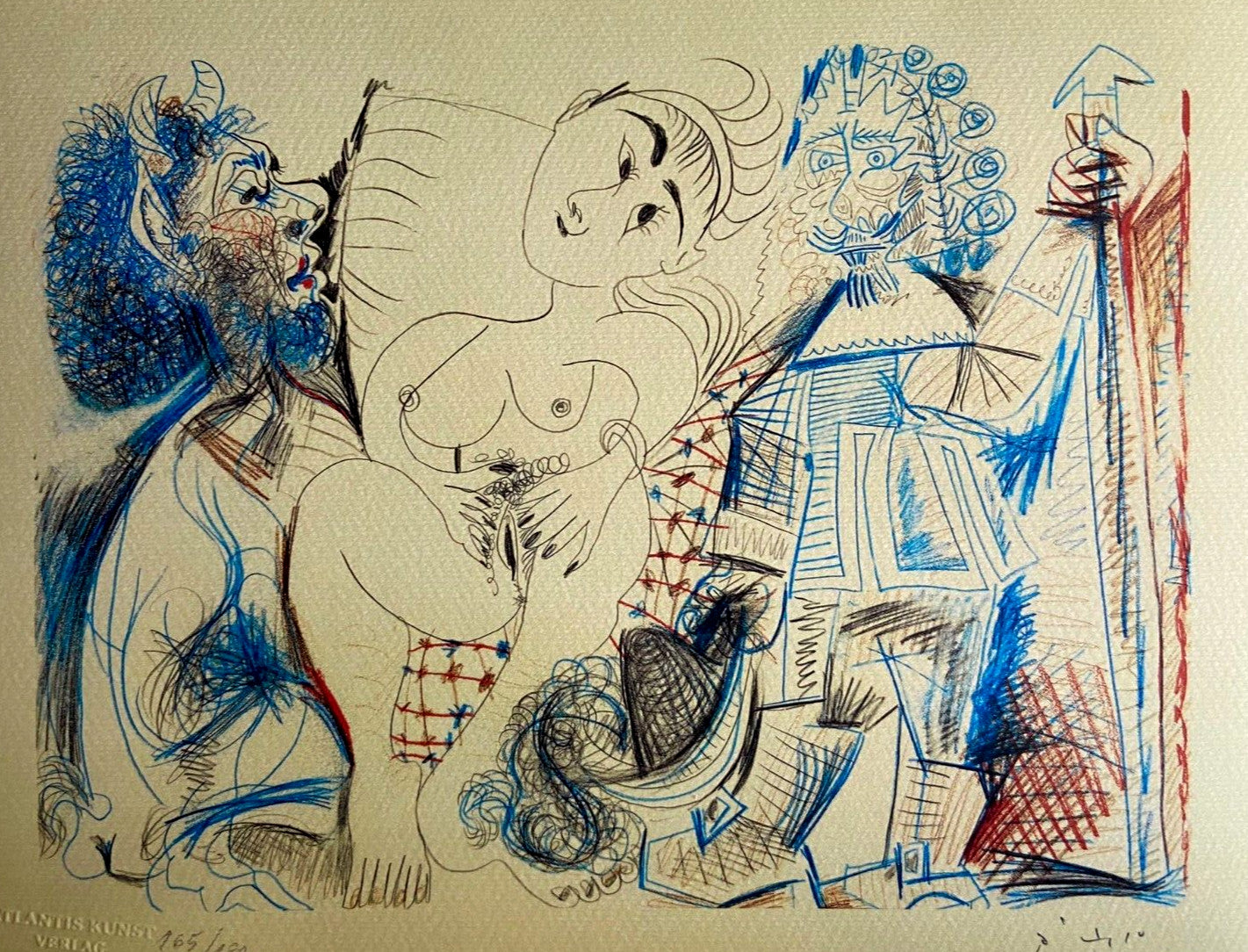 Pablo Picasso Lithograph Coa Signed Numbered Limited