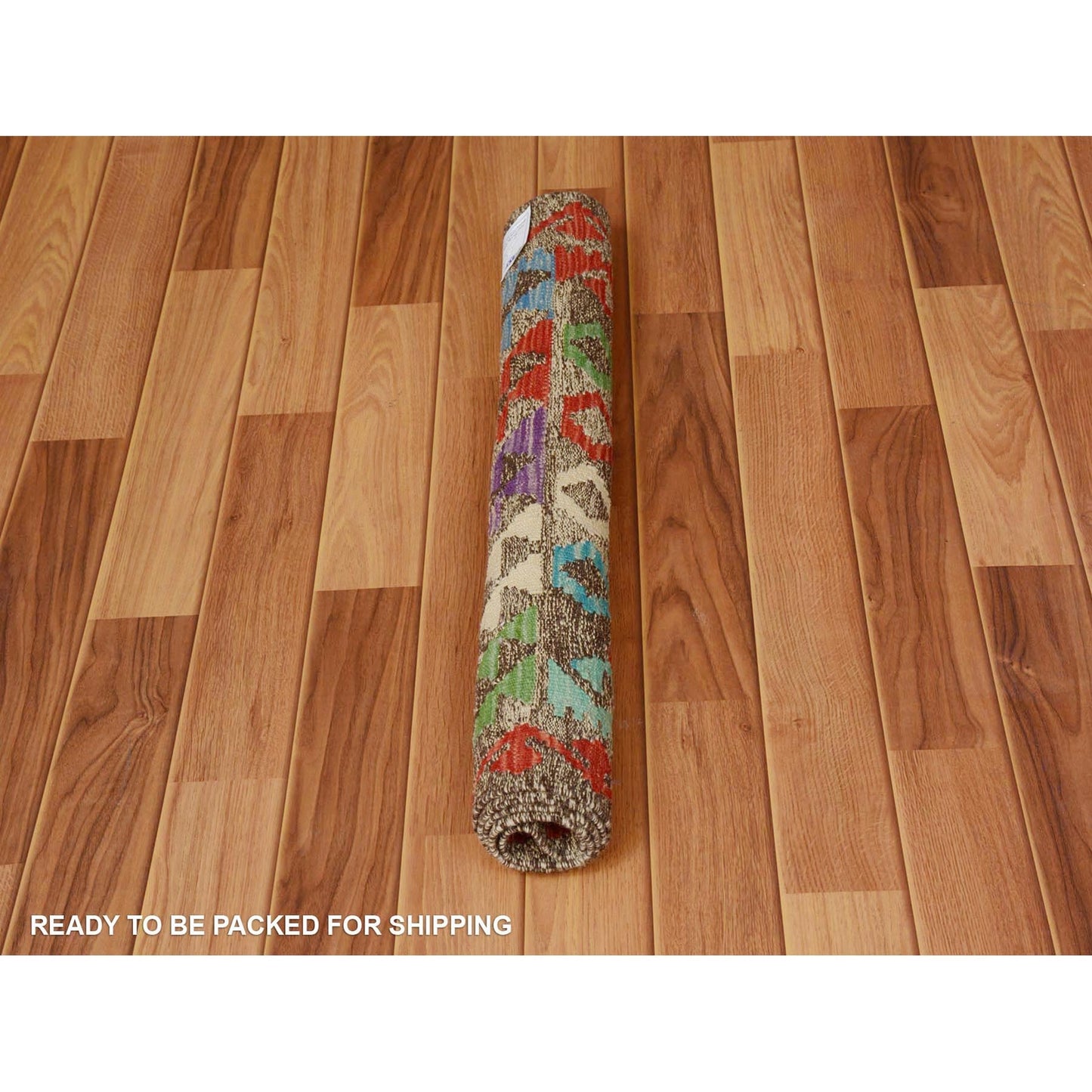 2'9"X4' Colorful Reversible Afghan Kilim Flat Weave Wool Hand Woven Rug