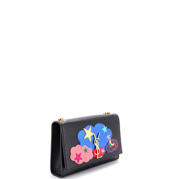 Saint Laurent Classic Monogram Crossbody Bag Patchwork Leather Medium