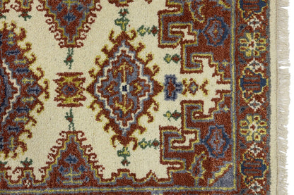 Indo-Viss Tribal Wool Runner Rug Oriental Farmho
