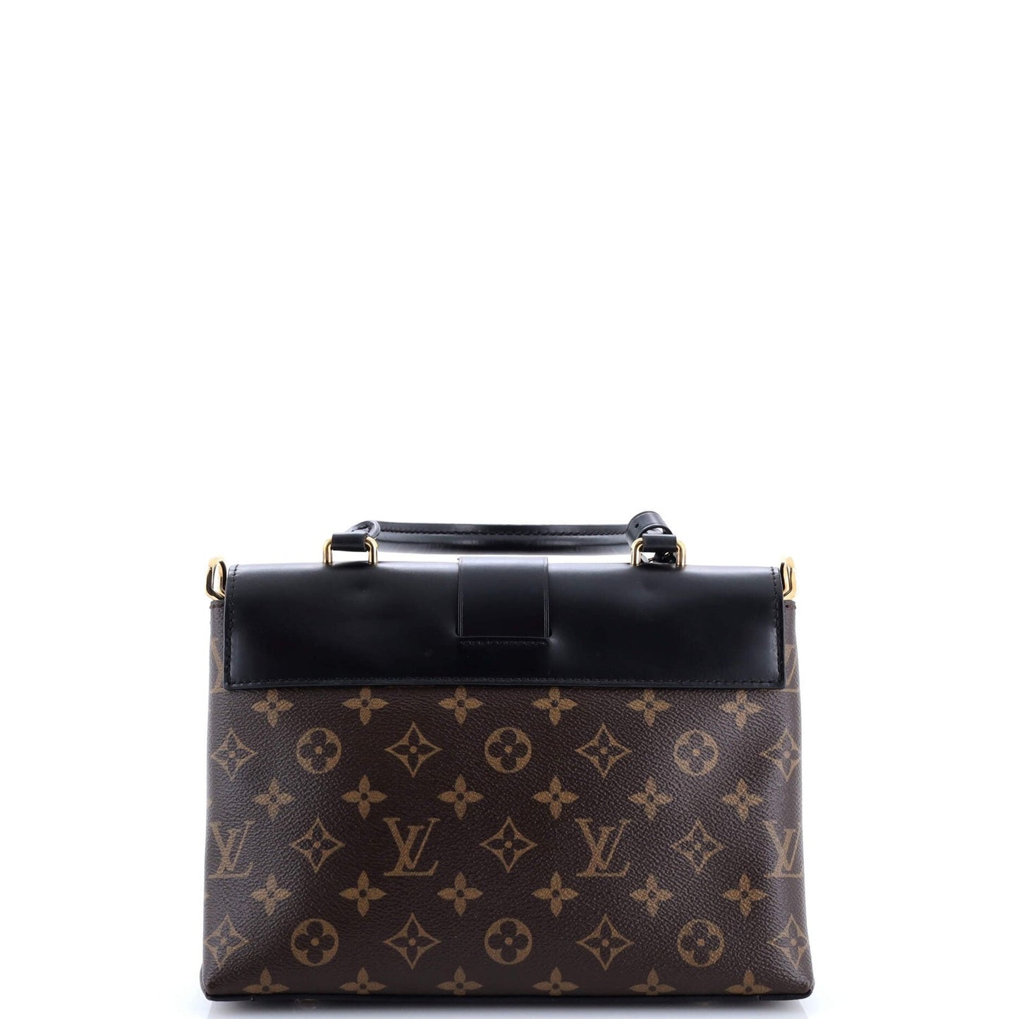 Louis Vuitton One Handle Flap Bag Monogram Canvas And Leather Mm