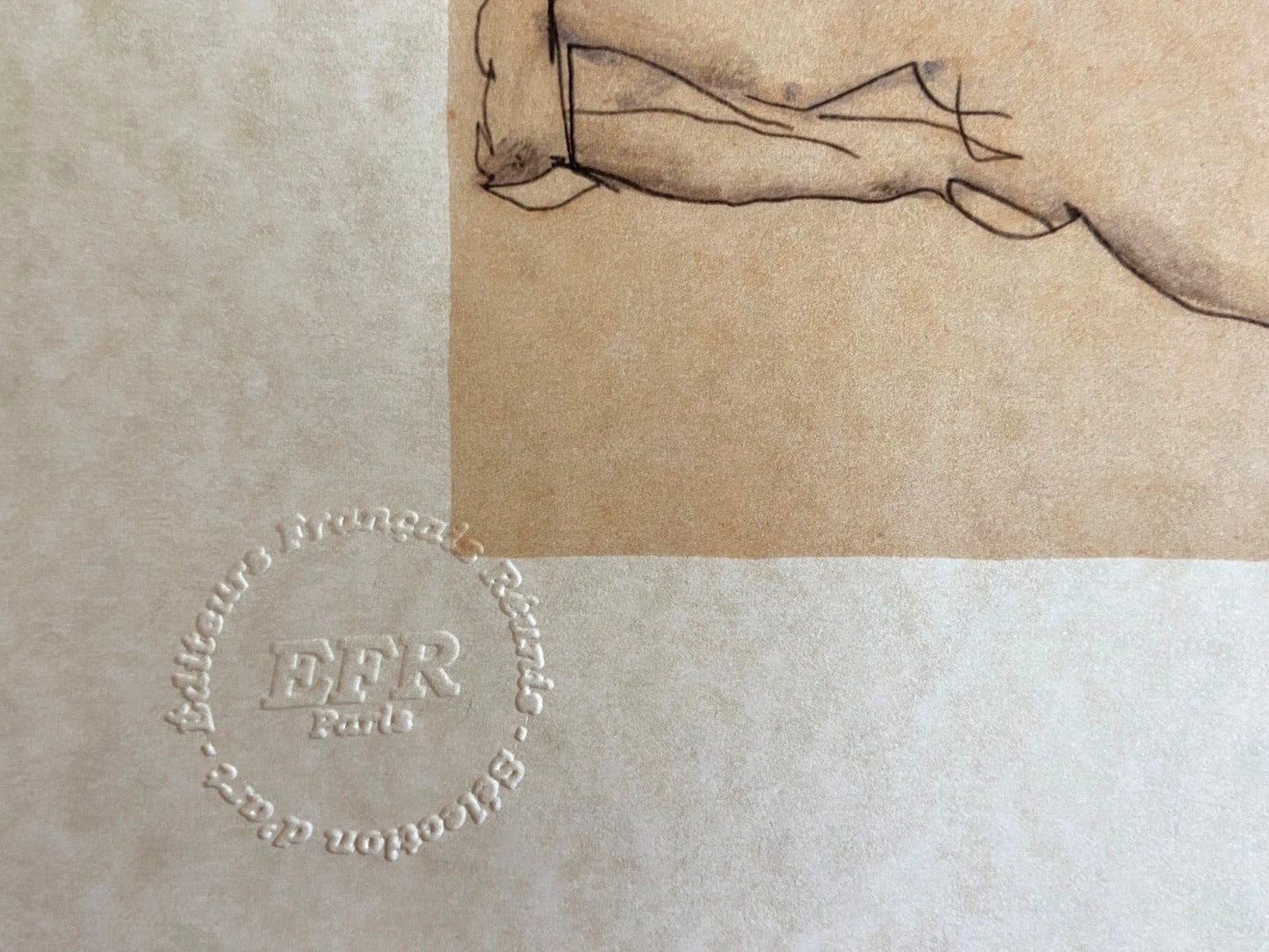 Egon Schiele Lithograph C.O.A. Signed In Pen Numbered By Hand In Pencil 180 Es