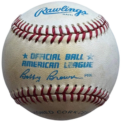 Joe Dimaggio Autographed American League Bobby