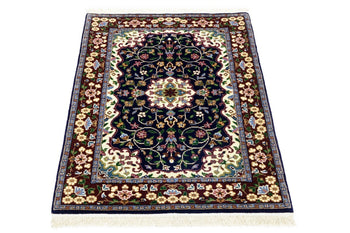 Hand-Knottted Kirman Oriental Rug 3X4 Ft Classic