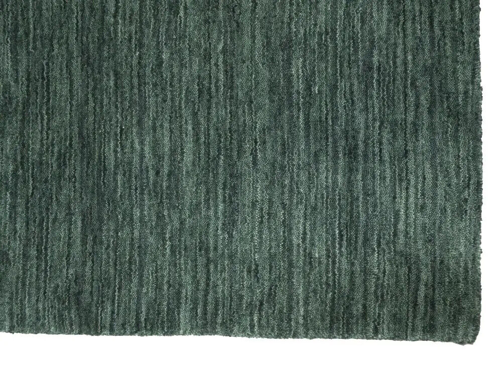 Handmade Dark Green Gabbeh Modern Rug Tribal