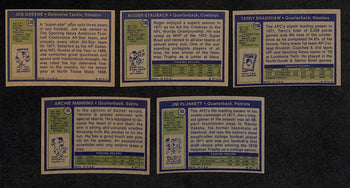 1972 Topps Football Complete Low Number Set (263)