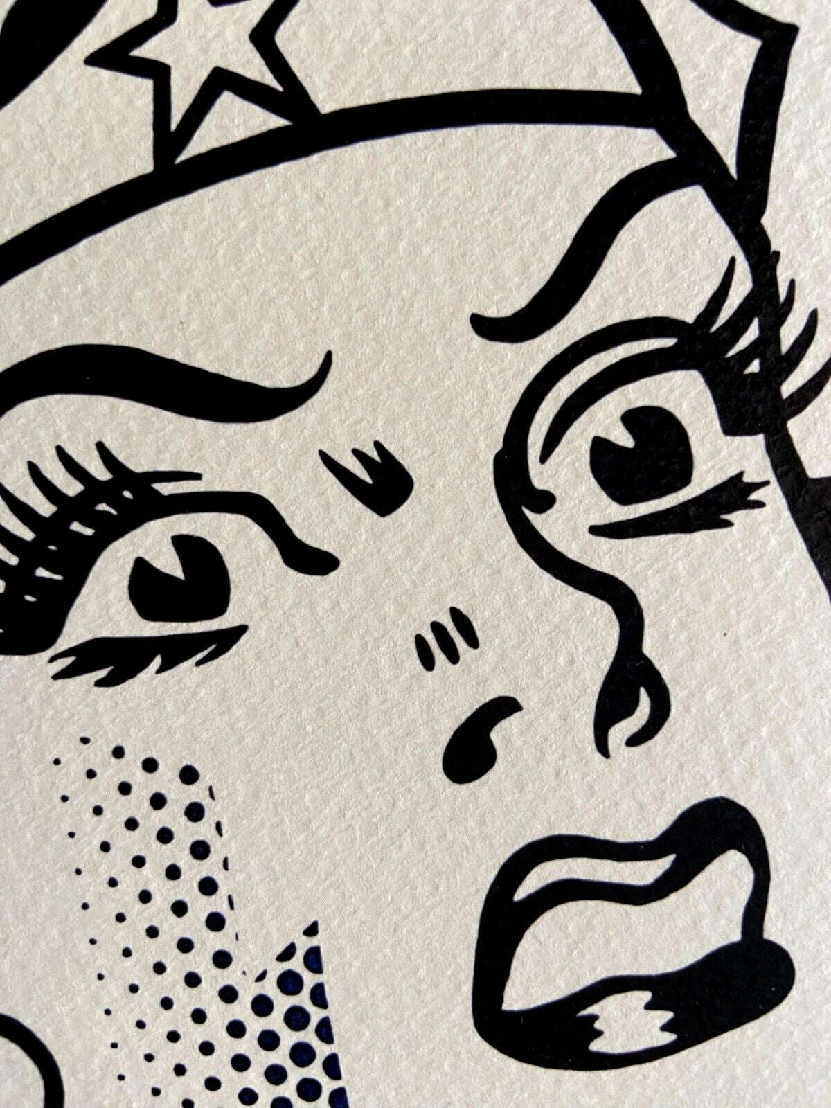 Roy Lichtenstein 'Wonder Woman' Lithograph Signed Numbered Coa