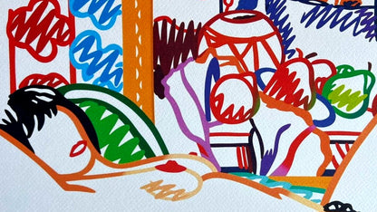 Tom Wesselmann Lithograph - Coa Signed Op Numbered By Hand