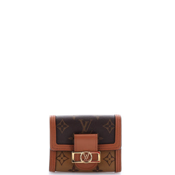 Louis Vuitton Dauphine Wallet Reverse Monogram Canvas Compact