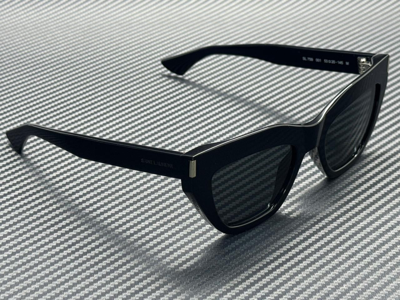 SAINT LAURENT SL 759 001 Black Women's 53 mm Medium Sunglasses