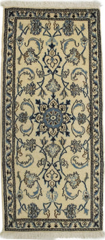 Handmade Vintage Style Oriental Rug Cream Classic