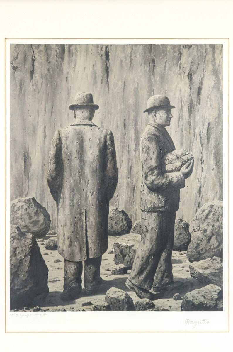 Ren Magritte Lithograph "Le Chant De La Violette" Hand Signed Georgette 1979