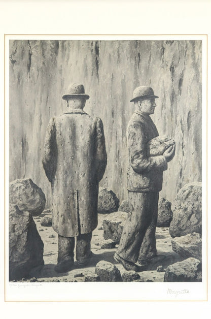 Ren Magritte Lithograph "Le Chant De La Violette" Hand Signed Georgette 1979
