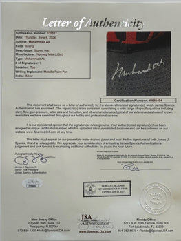 (JSA) Muhammad Ali Autographed Nutmeg Hills Hat