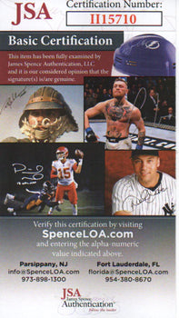 Irv Noren Autographed Hand Filled Out Survey Page (Jsa)