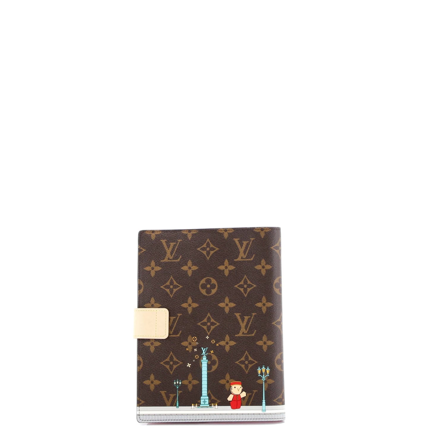 Louis Vuitton Paul Notebook Cover Limited Edition Vivienne Xmas Monogram Canvas