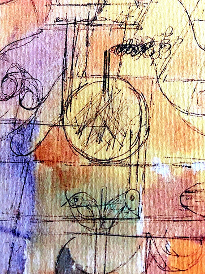 Paul Klee Lithograph Signed Numbered Stamp - Josef Albers