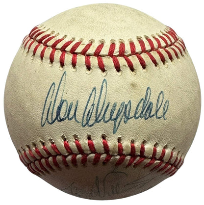 Don Drysdale & Others Autographed Official National League Baseball (Jsa)