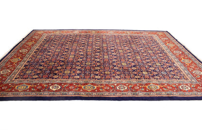 Extra Large Handmade Vintage Oriental Rug Carpet
