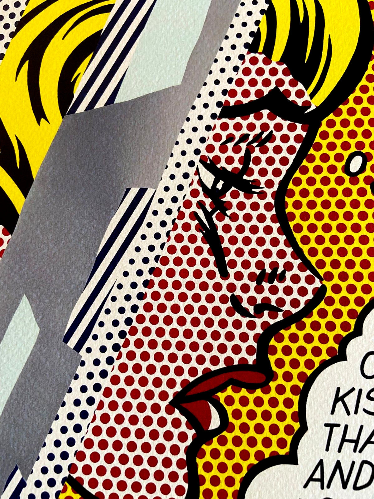 Roy Lichtenstein. Signed Numbered Limited Lithograph Coa