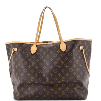 Louis Vuitton Neverfull Tote Monogram Canvas Gm
