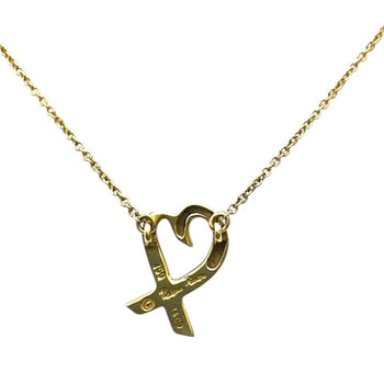 Tiffany & Co. Loving Heart Small Necklace 750Yg