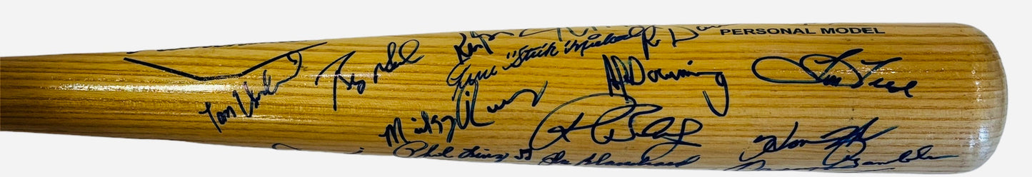 New York Yankees Greats Autographed Multi Signed Adirondack Bat