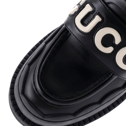 Gucci Women'S Ornella Logo Loafers Leather
