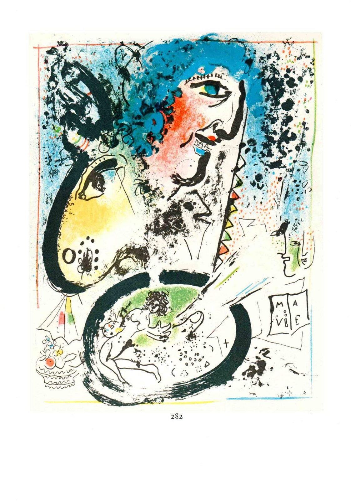 Marc Chagall Chagall Lithographe Tome I - Frontispice " Poster