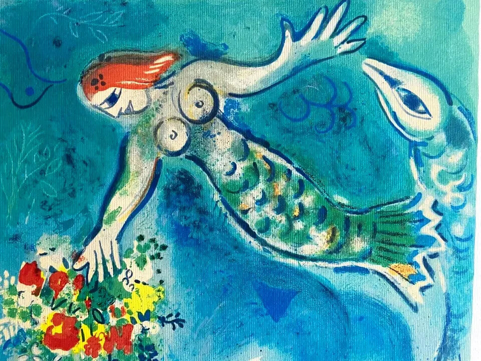 Marc Chagall Lithograph Coa Hand Numbered Signed Collectible
