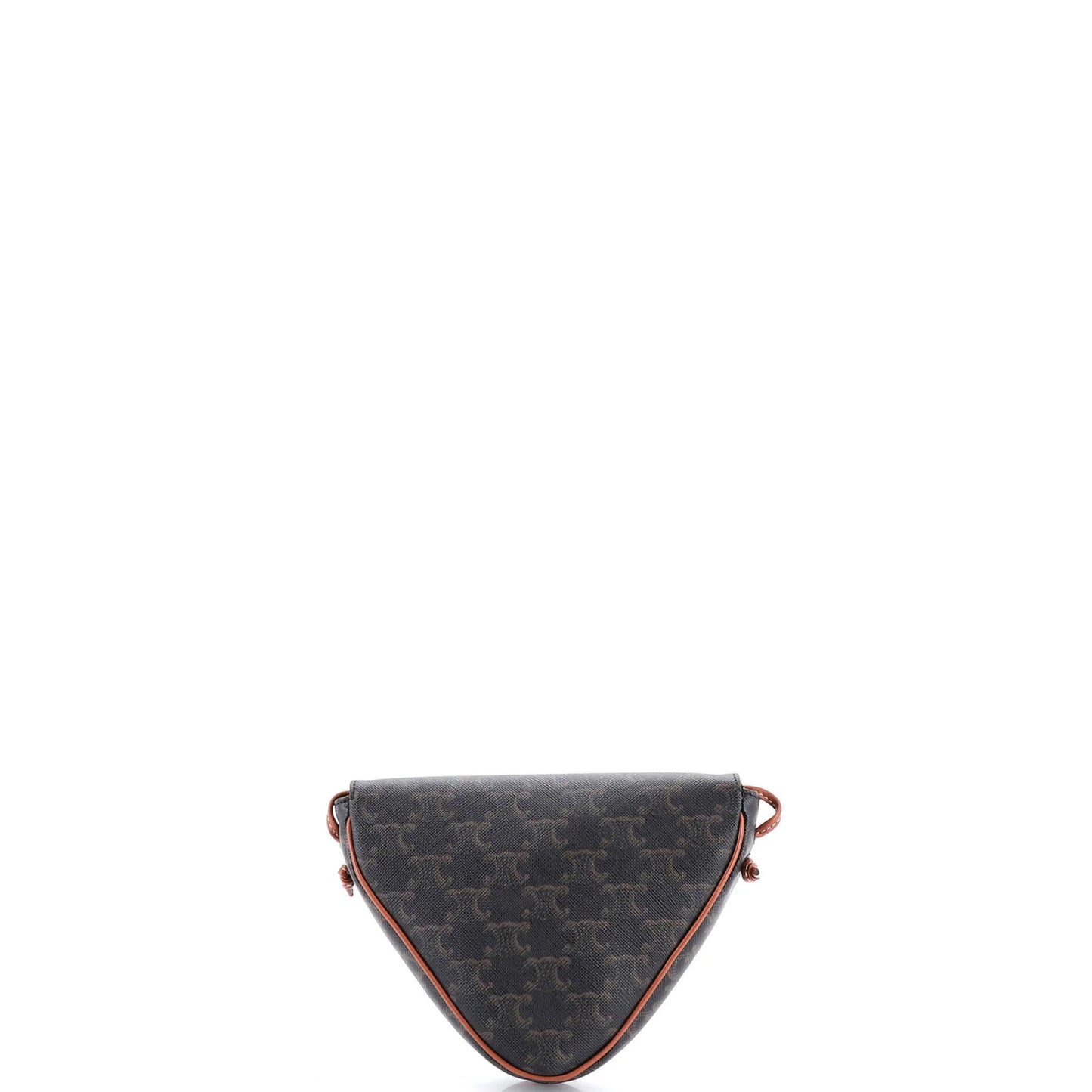 Celine Triangle Crossbody Bag Triomphe Coated Canvas Mini