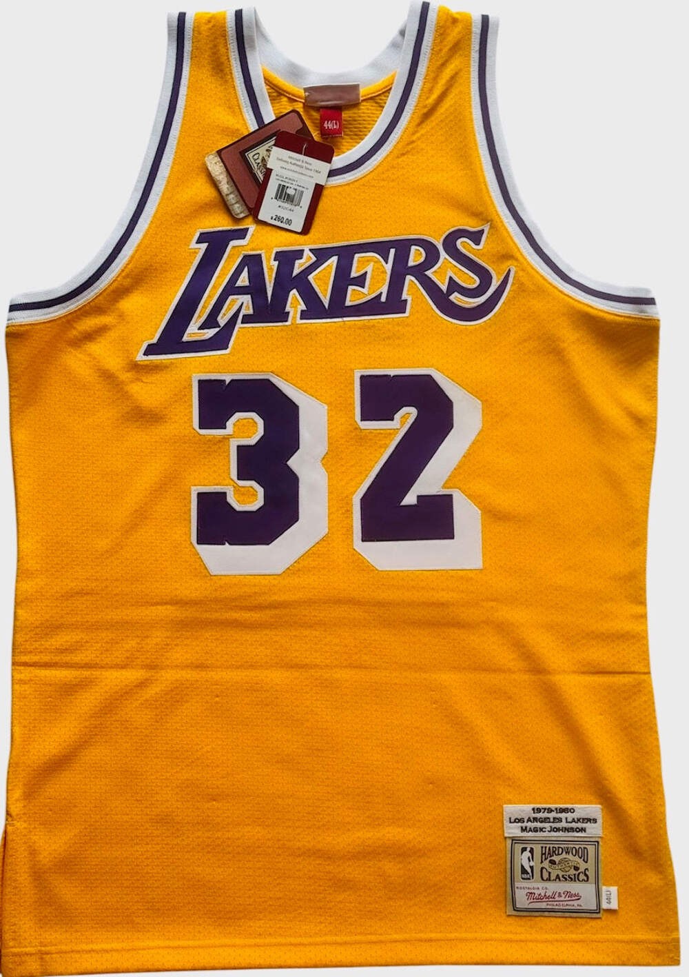 Mitchell & Ness Authentic Jersey Autographed Magic Johnson Lakers