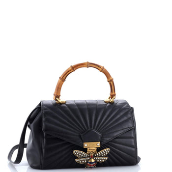 Gucci Queen Margaret Top Handle Bag Quilted Leather Medium