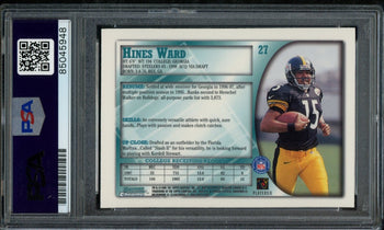 Hines Ward Steelers Autographed 1998 Bowman