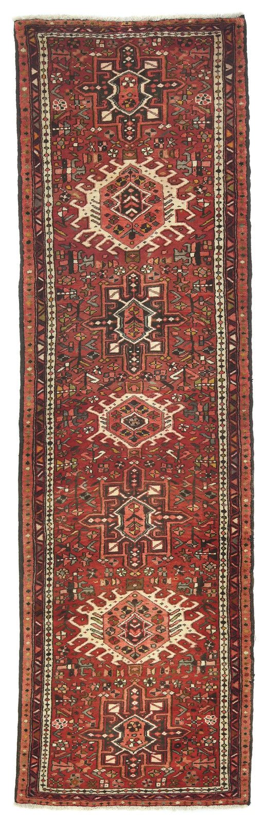 Tribal Design Oriental Runner Rug for Kitchen Hallway Decor 3X11