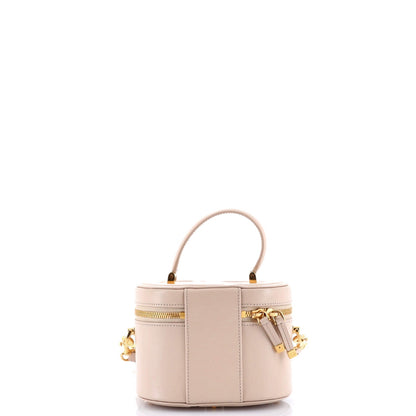 Christian Dior Cd Signature Vanity Case Leather Small