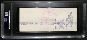 Al Davis Hof Signed/Autographed 8.5X3.5 Bank