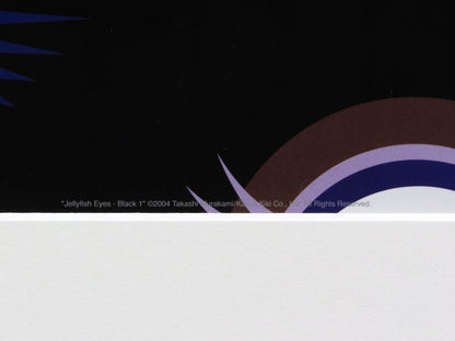 Murakami Takashi Jellyfish Eyes Black 1 Lithograph Edition Autographed