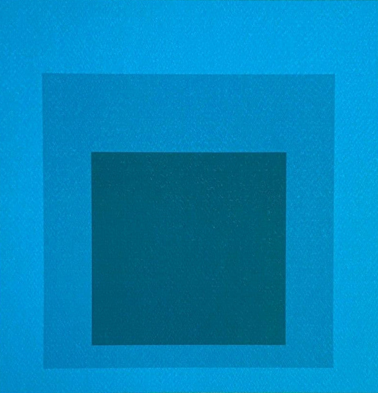 Josef Albers Lithograph Numbered Hand Signed Op Coa Stamped