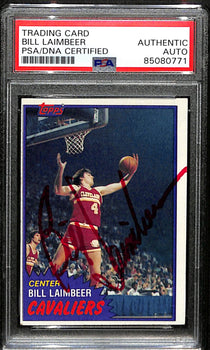 Bill Laimbeer Signed 1981 Topps Rookie Card #74