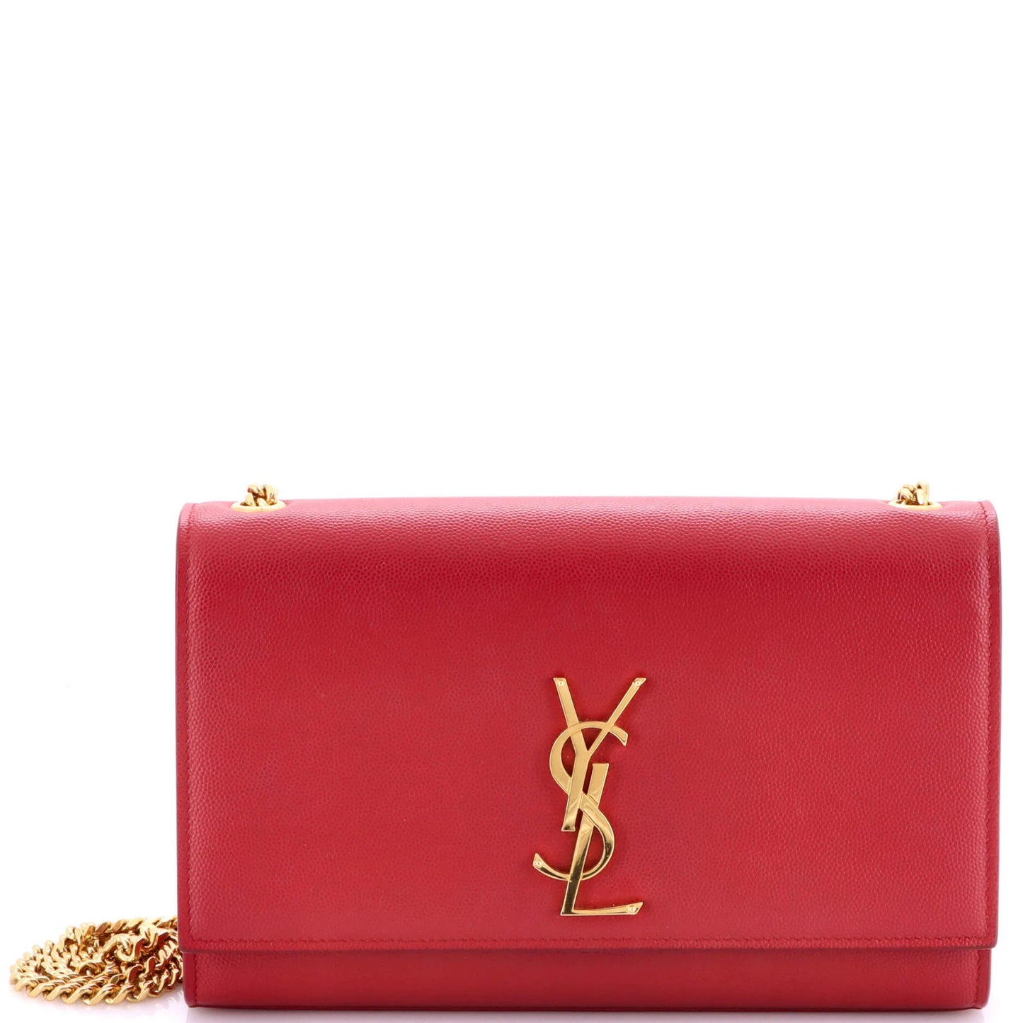 Saint Laurent Classic Monogram Crossbody Bag Grainy Leather Medium