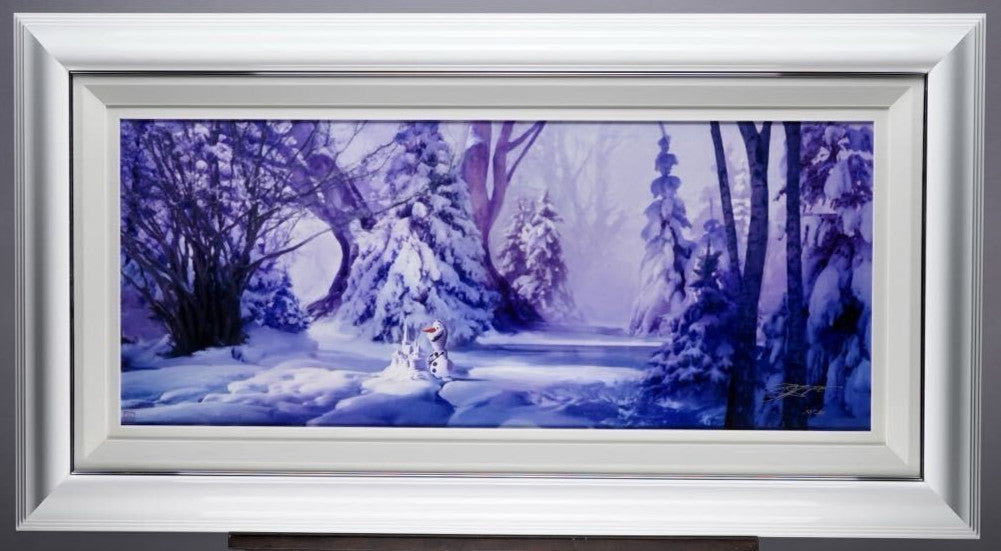 Olaf Mixed Media Art Signed Stephan Martiniere ED 43/ 295 Framed