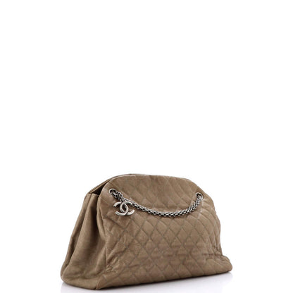 Chanel Just Mademoiselle Bag Quilted Caviar Large