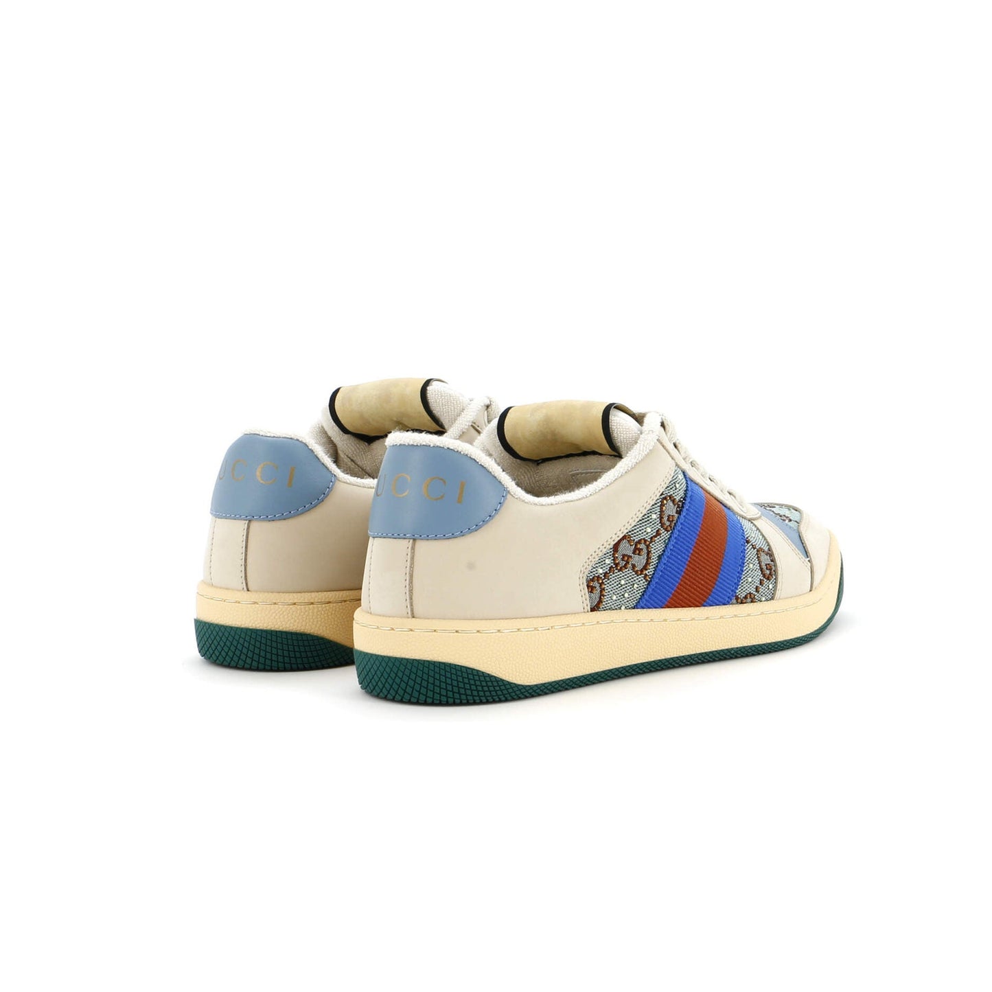 Gucci Screener Sneakers Gg Canvas With Crystals