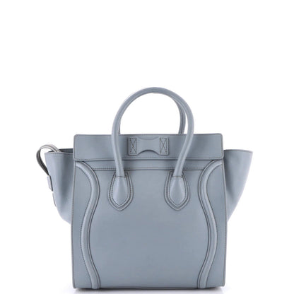 Celine Luggage Bag Smooth Leather Mini