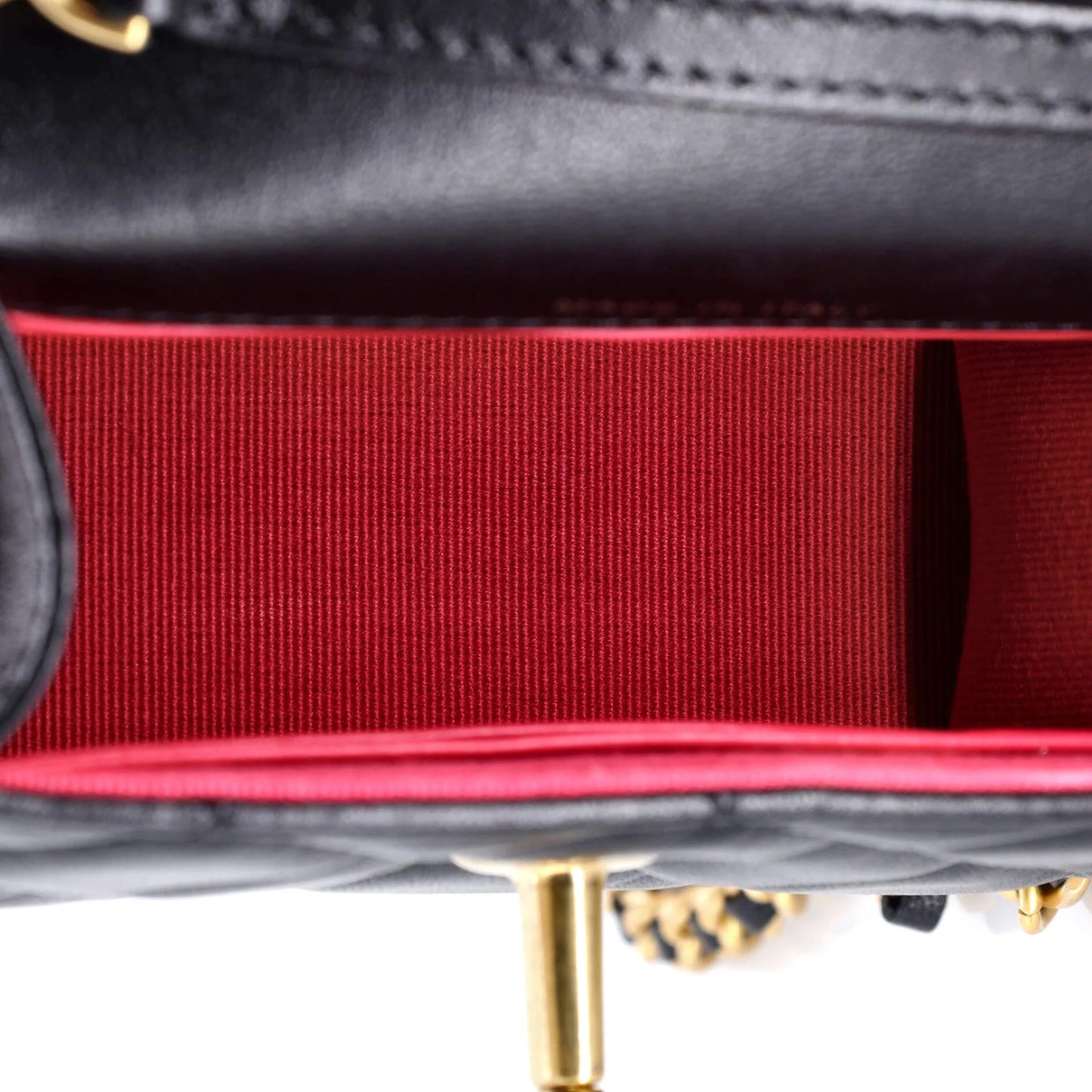 Chanel Coco Love Cc Heart Clutch With Chain Quilted Lambskin Mini