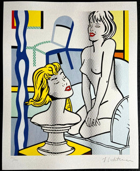 Roy Lichtenstein Lithograph Coa Signed Op Limited Rare