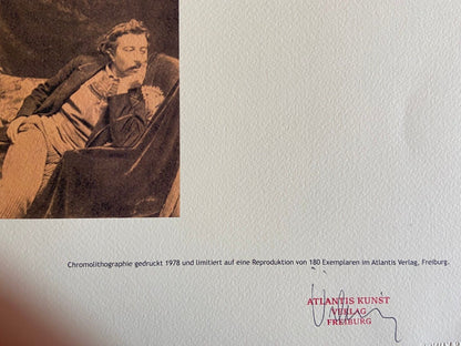 Paul Gauguin Lithograph Coa Original Hand-Numbered Signed Czanne Signac
